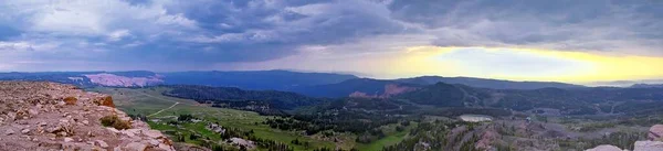 Brian Head Peak Panoramic View Markagunt Plateau Dixie National Forest — стокове фото