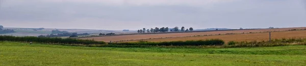 Inghilterra Lussureggianti Pascoli Terreni Agricoli Nel Regno Unito Bella Campagna — Foto Stock