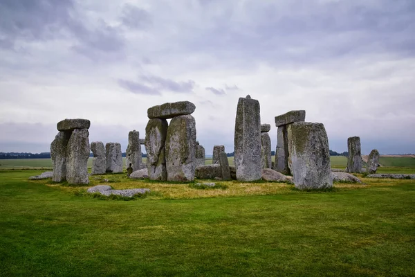 Доисторический Памятник Стоунхенджу Равнине Солсбери Уилтшире Англия Великобритания Сентября 2021 — стоковое фото
