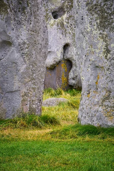 스톤헨지는 2021 윌트셔의 솔즈베리 평원에 기념물이다 Henge Megalithic Stone Heel — 스톡 사진