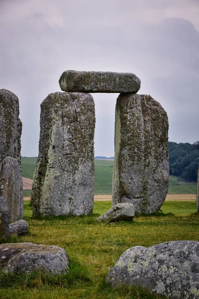 Stonehenge Προϊστορικό Μνημείο Στο Salisbury Plain Στο Wiltshire Αγγλία Ηνωμένο — Φωτογραφία Αρχείου