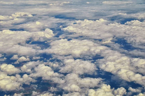 Inglaterra Paisaje Rural Campos Prados Nubes Vista Aérea Desde Avión — Foto de Stock