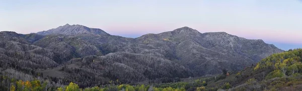 Mount Nebo Wilderness Peak 933 Fot Höst Panoramautsikt Vandring Högsta — Stockfoto