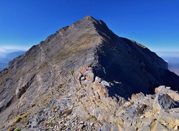 Mount Nebo Wilderness Peak 933 Fuß Herbstpanorama Wandern Höchster Gipfel — Stockfoto