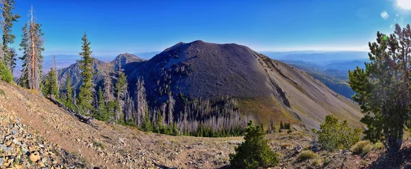 Θέα Από Πεζοπορία Μονοπάτι Του Όρους Nebo Wilderness Peak 933 — Φωτογραφία Αρχείου