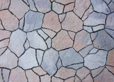 Grafik arkaplan olarak taş grafik yapı, farklı renklerde yapısal taşlar