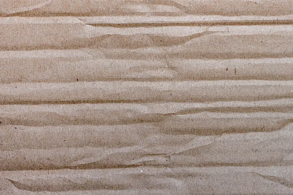 Zerknüllte Pappe mit schmutzigen Flecken — Stockfoto
