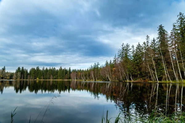 Educational Trail Kladska Glatzen One Oldest Largest Nature Reserves Karlovy — Stock Photo, Image