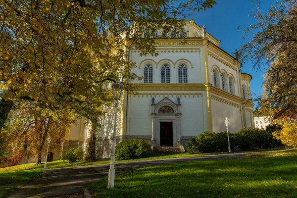 Iglesia Católica Marianske Lazne Marienbad República Checa Europa — Foto de Stock
