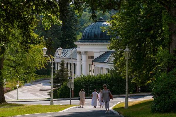 Marianske Lazne Czech Republic July 2019 White Colonnade Karolina Rudolph — Photo