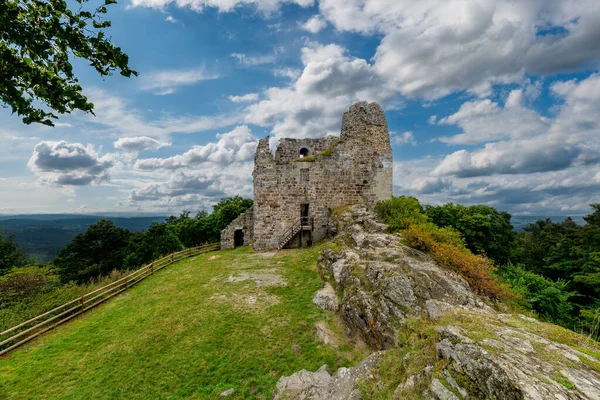 The castle ruins of Primda Castle are the oldest stone castle in Bohemia - Czech Republic - Europe 