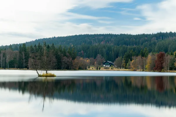 Educational Trail Kladska Glatzen One Oldest Largest Nature Reserves Karlovy — Stock Photo, Image