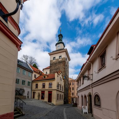 Madalyon, Çek Cumhuriyeti - 27 Mart 2022: Çek Cumhuriyeti 'nin batı kesiminde popüler bir turizm beldesidir..