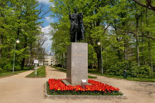 Frantikovy Lzn Czech Republic May 2022 Statue Central Park Small — стоковое фото