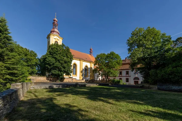 Servite Monastery Adjacent Church Our Lady Seven Sorrows Small Czech — Stock Photo, Image