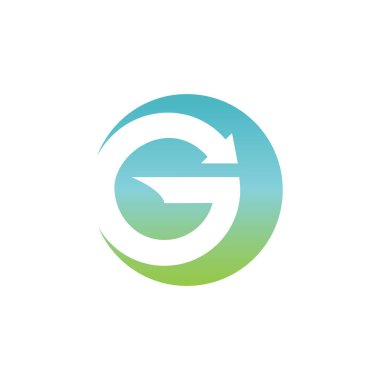 Yaratıcı modern iş tipografi vektör şablonlu G harfi logosu. Yaratıcı Soyut Harf G Logo Vektörü. G harfi logo yaratıcı konsept vektör resmi