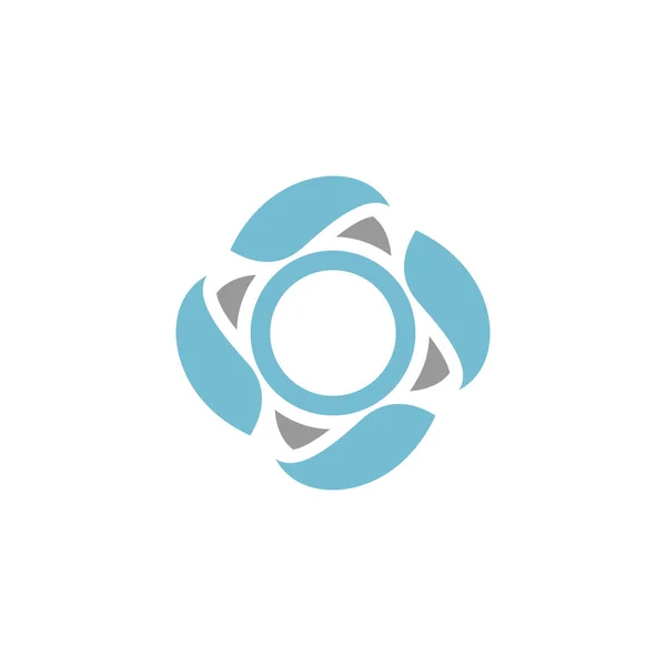 Illustration Design Logo Flower Circular Element Design Vector Illustration Eps — Stockový vektor