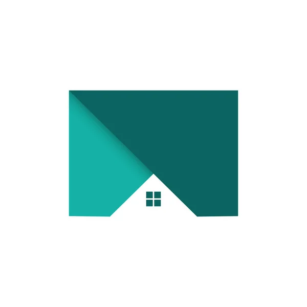 Creative Letter Realty Logo Design Template Housing Realty Logo Letter — ストックベクタ