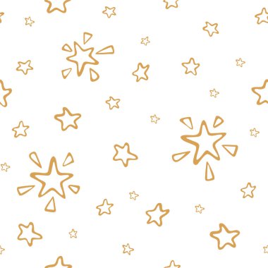 background for seamless pattern gold stars 