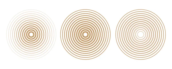 Set Abstract Circle Elements Design — Διανυσματικό Αρχείο