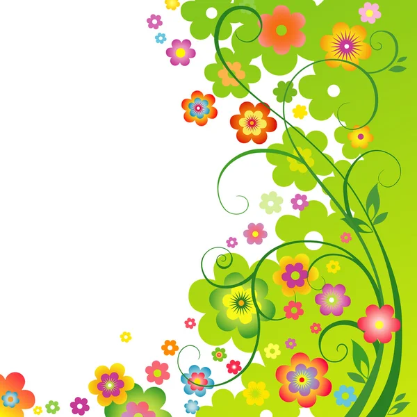 Spring flower background — Stock Vector