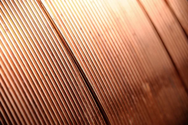 Closeup copper wire — Stock Photo, Image