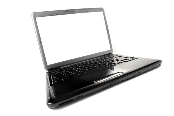 Laptop på hvid baggrund - Stock-foto