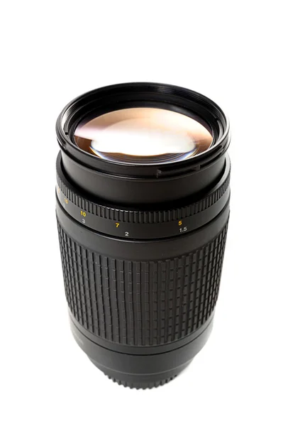 Lens on white background — Stock Photo, Image