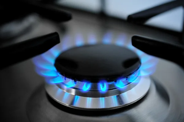 Blue flames — Stock Photo, Image