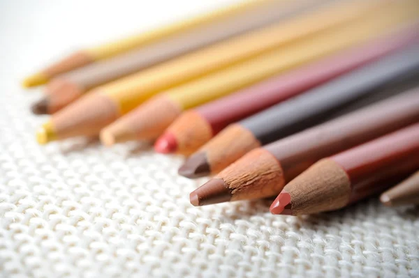 Crayons de couleur non affûtés — Photo