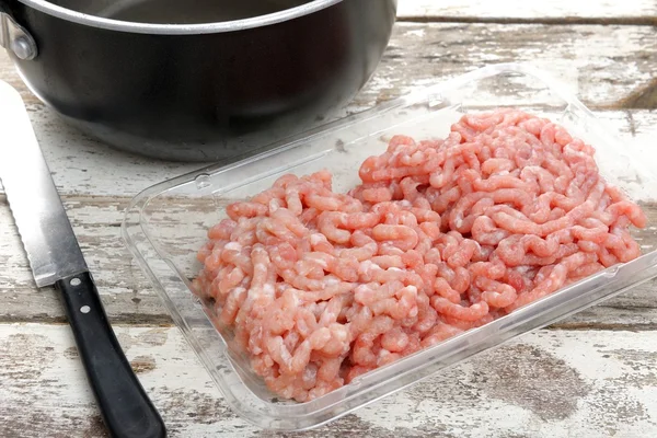 Minced pork — Stock Photo, Image