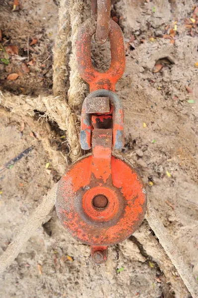 Old pulley — Stock Photo, Image