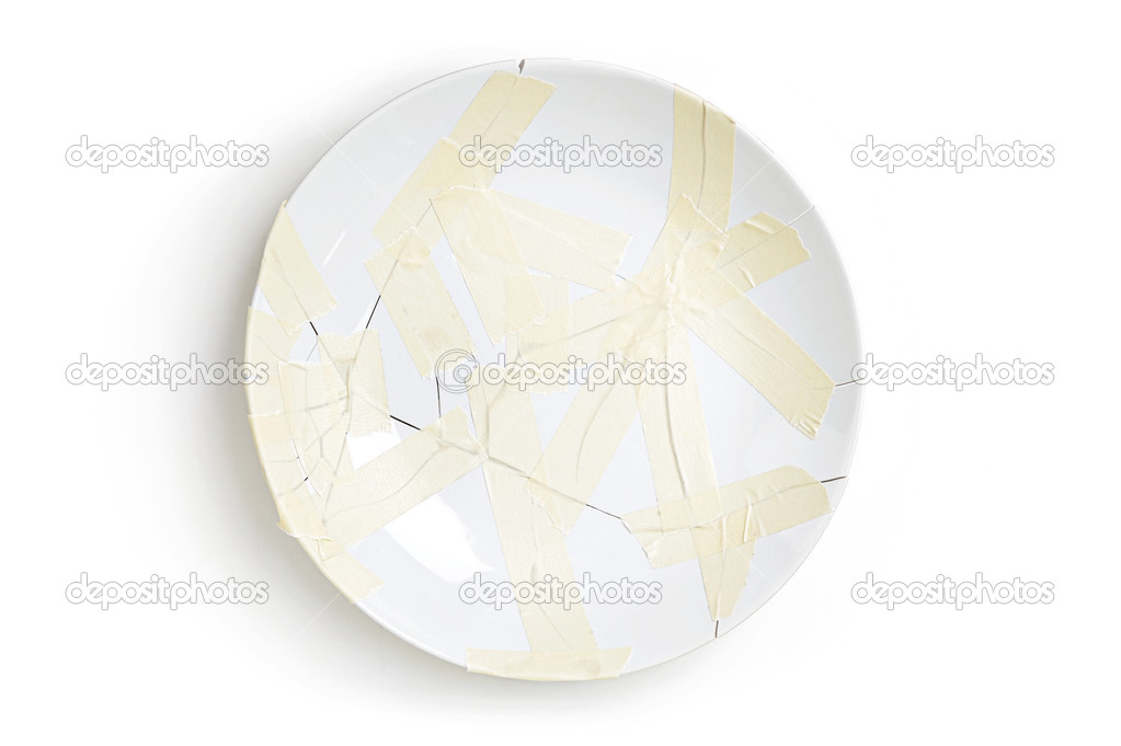 broken plate