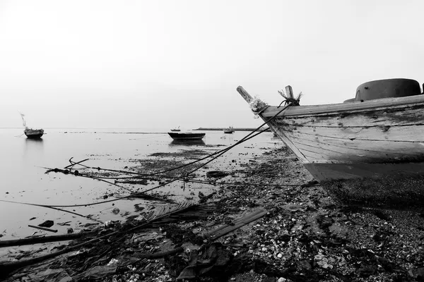 Müll am Strand — Stockfoto