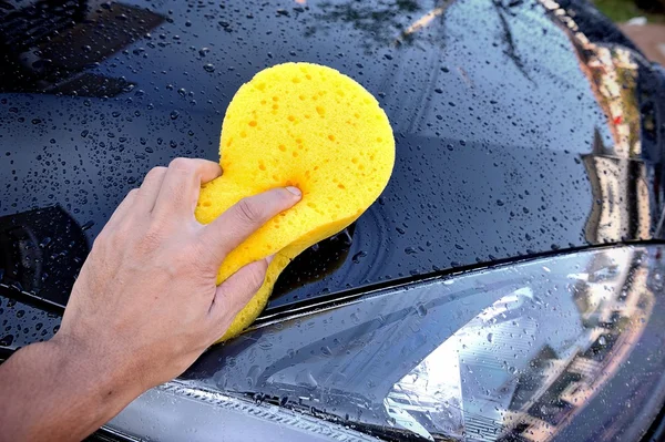 Lavar o carro — Fotografia de Stock