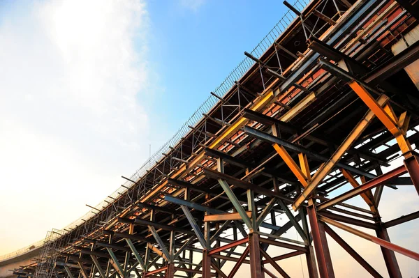 Most ve výstavbě — Stock fotografie