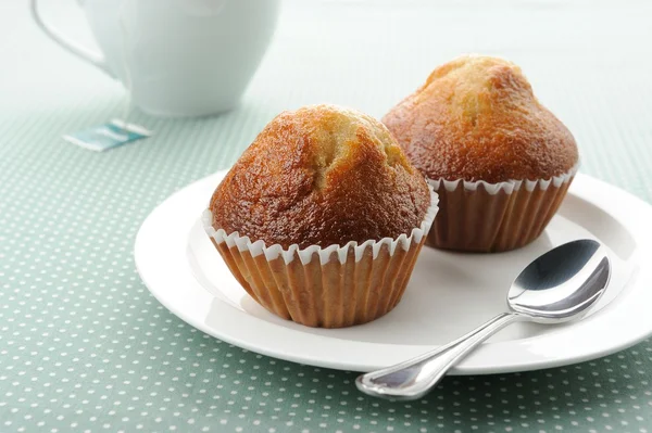 Banana cup cake — Stock Photo, Image