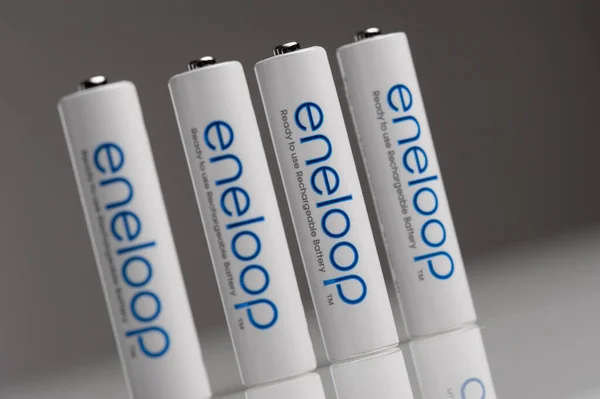 Bangkok Thailand October 2017 Eneloop Aaa Rechargeable Batteries Eneloop Developed — Stockfoto