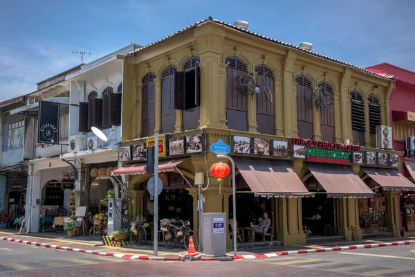 Phuket Thailand April 2018 Phuket Old Town Old Building Sino — Stockfoto