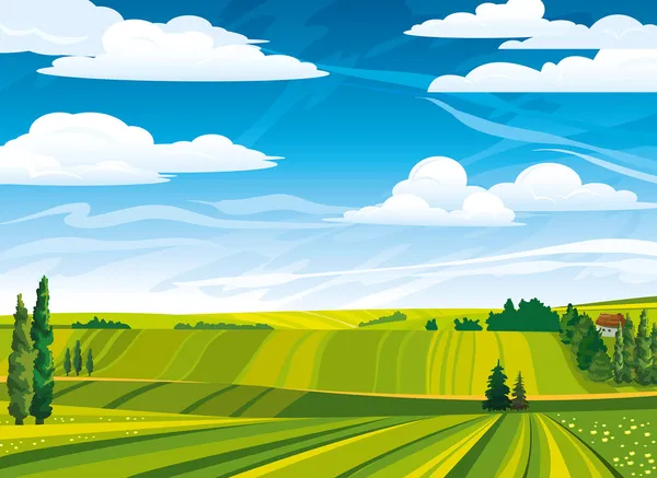 yatay yaz yeşil çayır