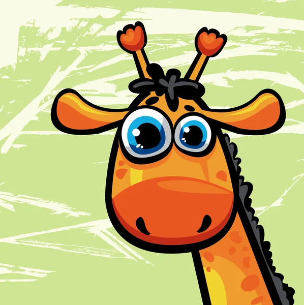 Girafe de bande dessinée — Photo