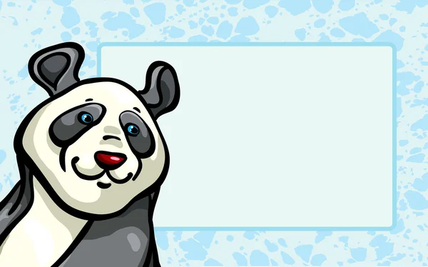 Panda engraçado — Vetor de Stock