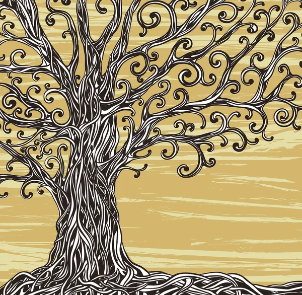 Árbol gráfico . — Vector de stock