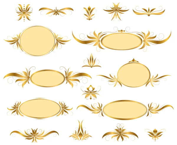 Altın çerçeve kümesi