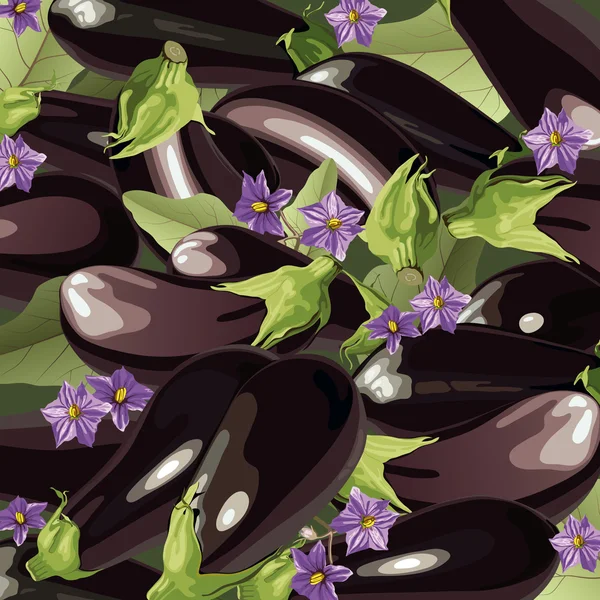 Background of aubergine — Stock Vector