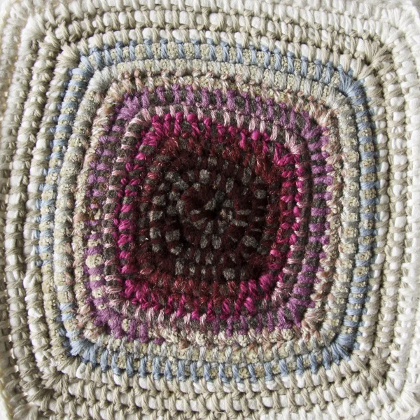 Лоскуты, плетеный ковер — стоковое фото