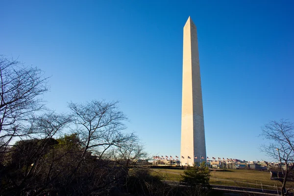 Washingtonský památník — Stock fotografie