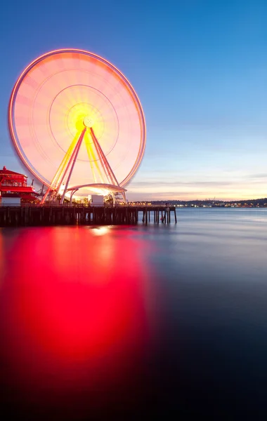 Seattle Ferris Wheel Imagens De Bancos De Imagens Sem Royalties