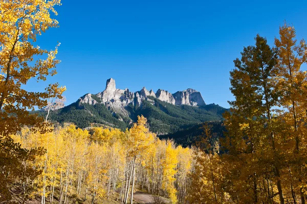 Montanhas acidentadas no Colorado em Outono — Fotografia de Stock