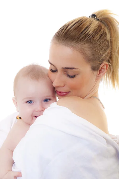 Moeder met baby — Stockfoto